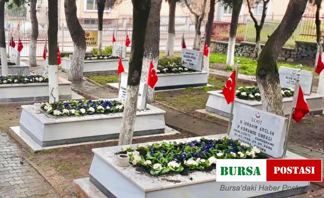 18 Mart öncesi Körfez Şehitliğinde yeni düzenleme