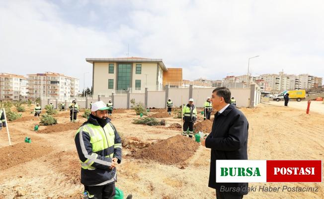 24. Etap Şehitkamil ormanı geniş katılımla oluşturuldu