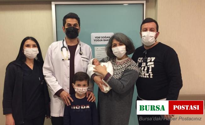 31 haftalıkken 1 kilo 370 gram doğan Tanem bebek sağlığına kavuştu