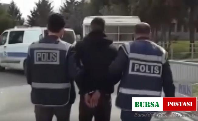 41 suç dosyası olan ve polise ateş ederek kaçmaya çalışan şüpheli kovalamaca sonucu yakalandı
