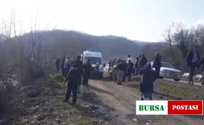 5 kişinin bulunduğu araç dere yatağına uçtu