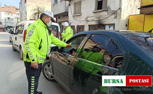 59 araca 12 bin 700 lira para cezası yazıldı, 5 araç trafikten men edildi