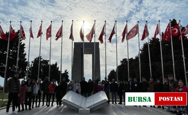 7 bölge 7 ülkeden öğrenciler Çanakkale’yi ziyaret etti