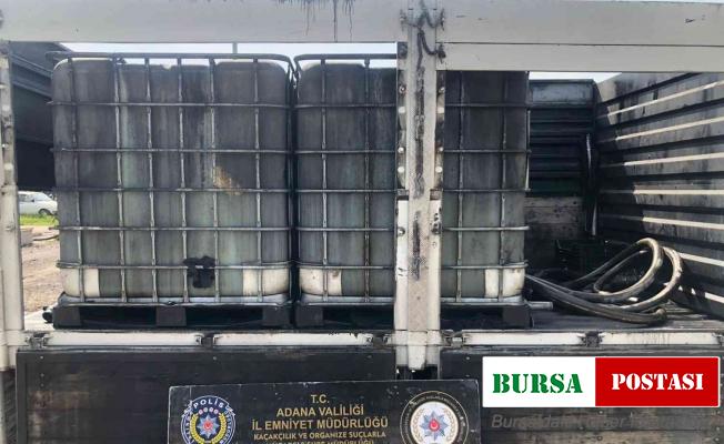 Adana’da kaçak akaryakıt operasyonu