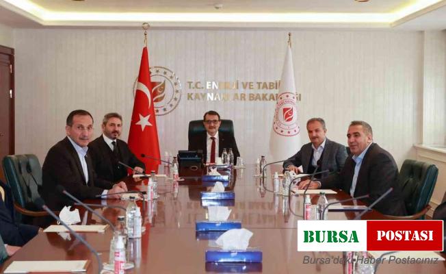 Adıyaman protokolü, bakanlarla bir araya geldi