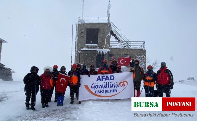 AFAD’tan eksi 25 derecede anma töreni