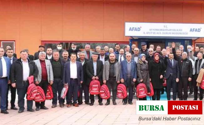 Afyonkarahisar’da muhtarlara ‘Afet Farkındalık’ semineri verildi