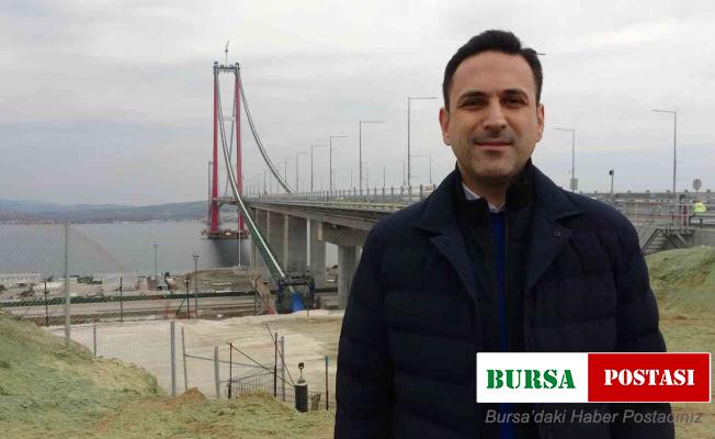 AK Parti’li Makas, 1915 Çanakkale Köprüsü’nün inceledi