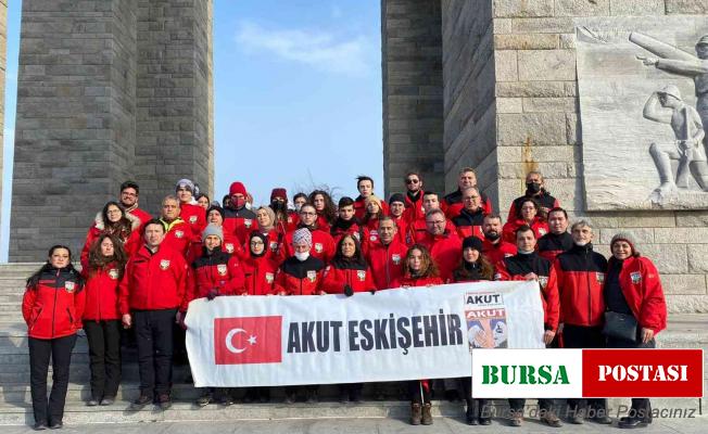 AKUT Eskişehir’den Gelibolu’da şehitlik ziyareti