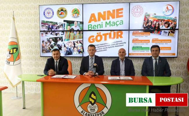 Alanyaspor, ’Anne Beni Maça Götür’ projesinde imzalar atıldı
