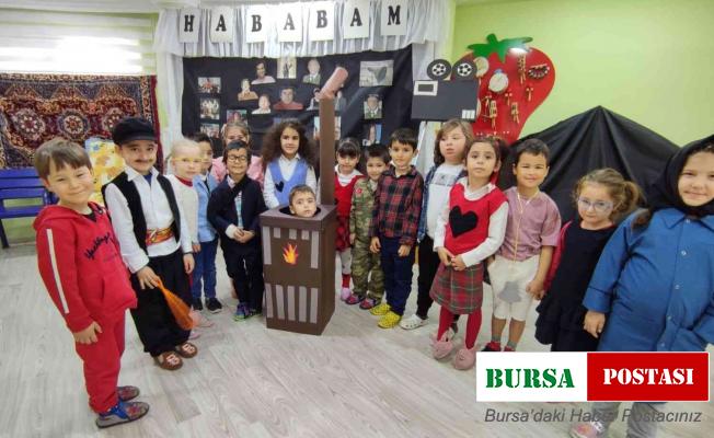 Anaokulu öğrencilerinden ’Hababam’ canlandırması