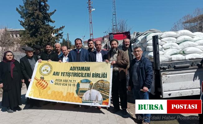 Arı üreticilerine şeker dağıtımı yapıldı