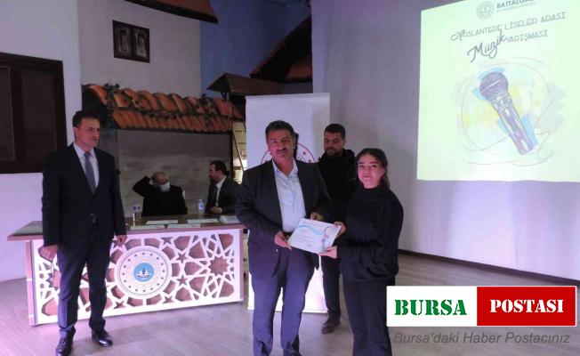Arslantepe Liselerarası Müzik Yarışmasında dereceye girenler belli oldu