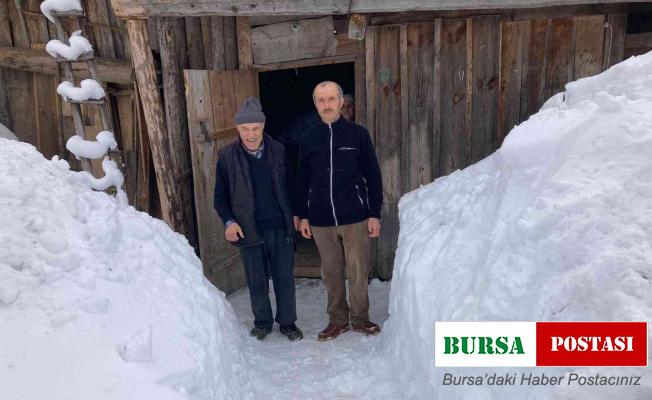 Artvin’de köylüler mahalle yollarını imcele usulü ile kendileri açtılar