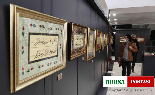 “Aşk Boyadı Beni Kane” Ebru sergisi sanatseverlerle buluştu