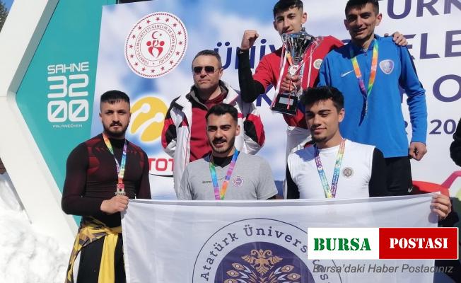 Atatürk Üniversitesi kürsüden inmedi: tam 26 madalya