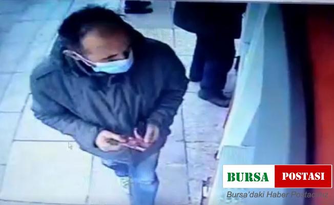 ATM’de unutulan emekli maaşını kapan hırsız kamerada