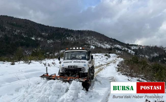 Ayancık’ta karda mahsur kalan vatandaşlara destek