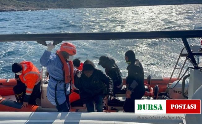 Aydın’da 21 düzensiz göçmen kurtarıldı