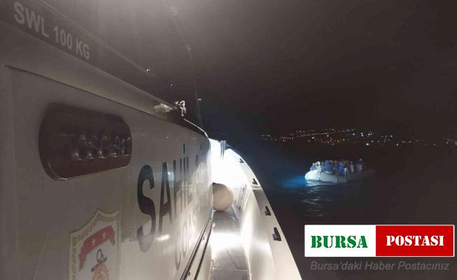 Aydın’da 36 düzensiz göçmen kurtarıldı