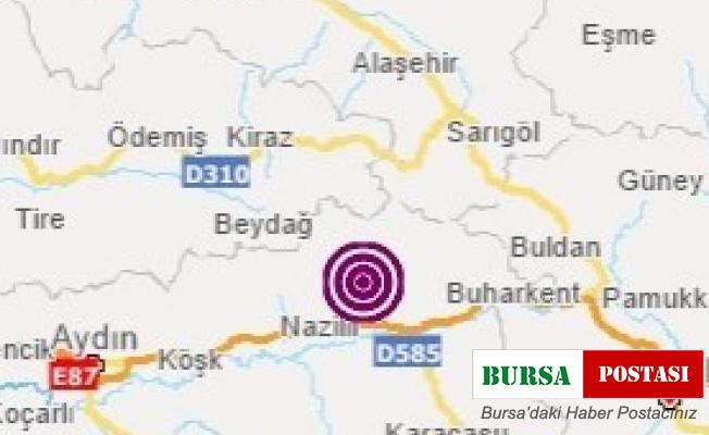 Aydın’da 3.9 şiddetinde deprem