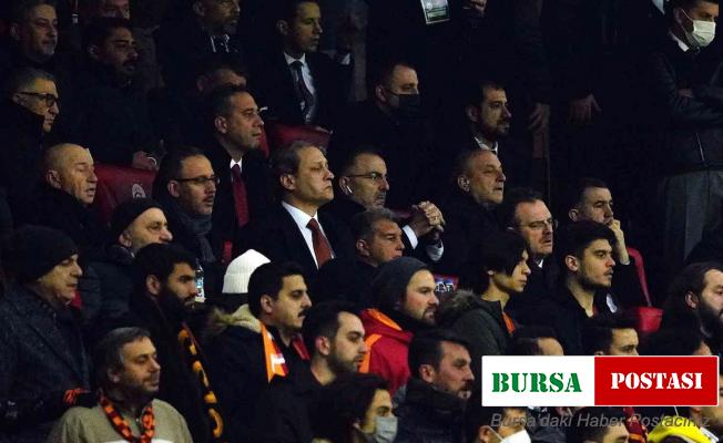 Bakan Kasapoğlu, TFF Başkanı Özdemir ve başkanlar maçı beraber izledi