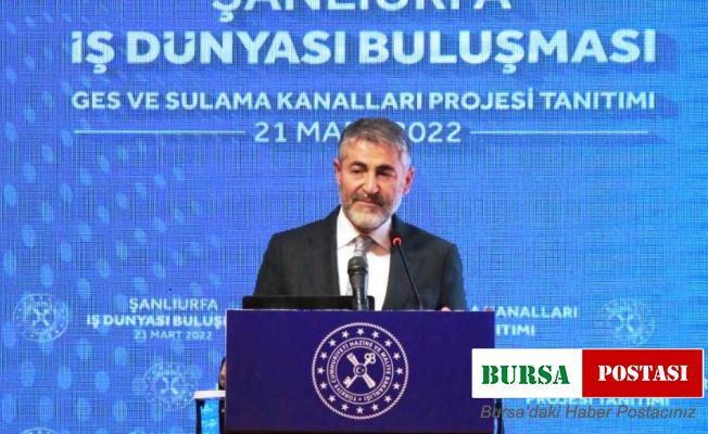 Bakan Nebati: “15 yılda tamamlanabilecek sulama yatırımlarını inşallah 2 yılda tamamlamış olacağız”