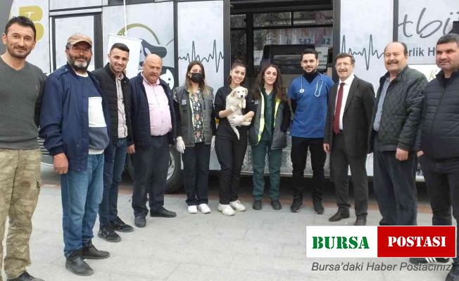 Balıkesir’de sokak hayvanlarına VETBÜS şefkati