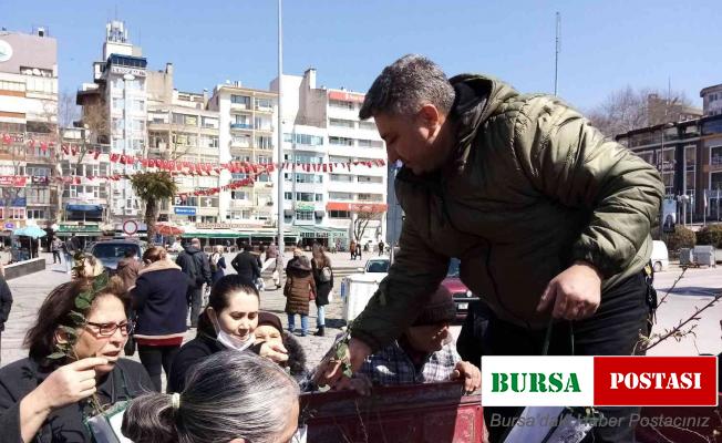 Bandırma’ da 3 bin adet fidan dağıtıldı