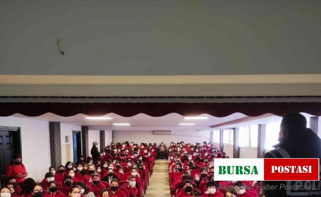 Bandırma Emniyetinden öğrencilere kişisel güvenlik eğitimi verildi