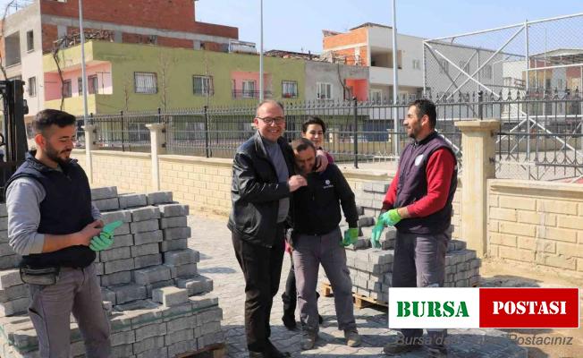 Başkan Akın çalışmaları yerinde inceledi