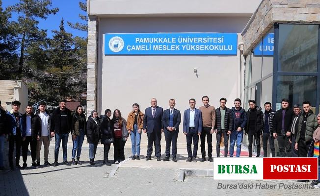 Başkan Arslan Çameli MYO öğrencileriyle buluştu