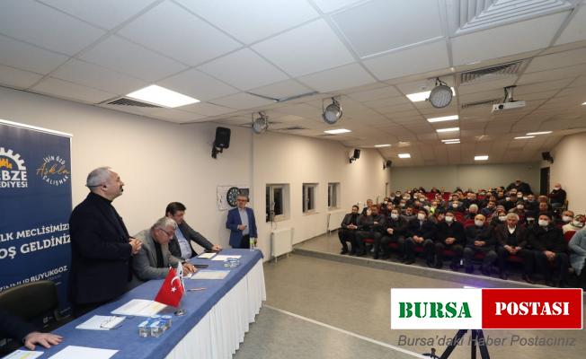 Başkan Büyükgöz, vatandaşlara projeleri anlattı