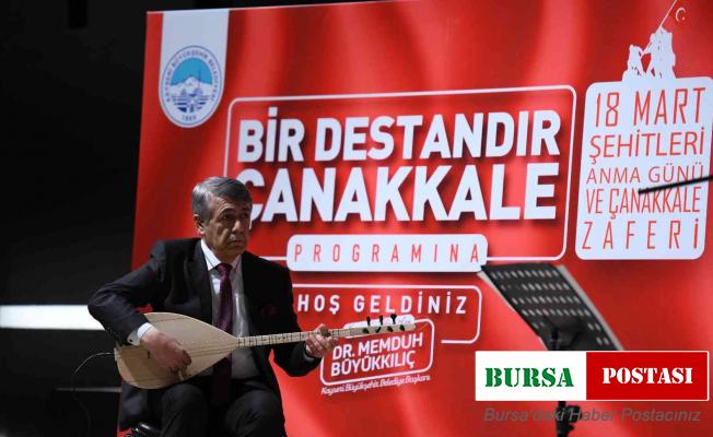 Başkan Büyükkılıç, KAYMEK’in ’Çanakkale’ ruhunu yaşattığı programa katıldı