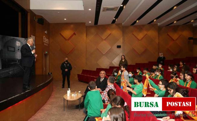 Başkan Büyükkılıç, minik öğrencilerle bir araya geldi