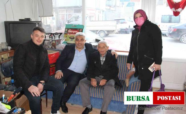 Başkan Çalışkan’dan yaşlılara anlamlı ziyaret