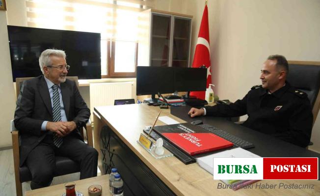 Başkan Erdem’den Üsteğmen Aktaş’a hayırlı olsun ziyareti