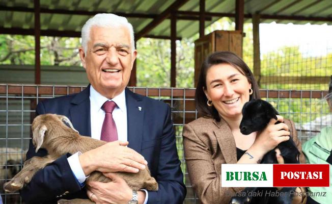 Başkan Gürün keçi yetiştiricisi kadınları ziyaret etti