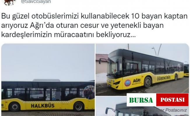 Başkan Sayan: “10 kadın kaptan arıyoruz”