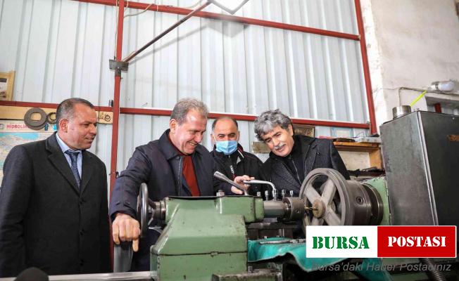 Başkan Seçer, Silifke’de esnafla buluştu