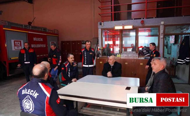 Başkan Vekili Tüfekçioğlu, İtfaiye ve Fen İşleri müdürlükleri personeliyle bir araya geldi