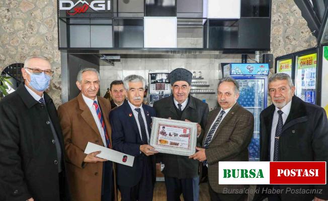 Başkan Yalçın gazilerle bir araya geldi