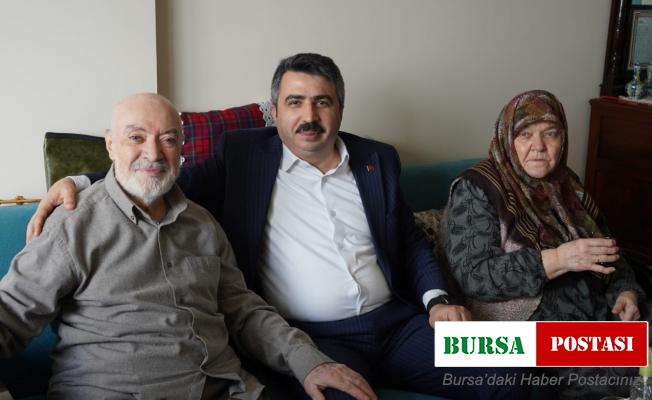 Başkan Yılmaz’dan yaşlılara vefa ziyareti