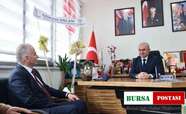 Başkan Zolan’dan MHP İl Başkanı Garip’e ziyaret