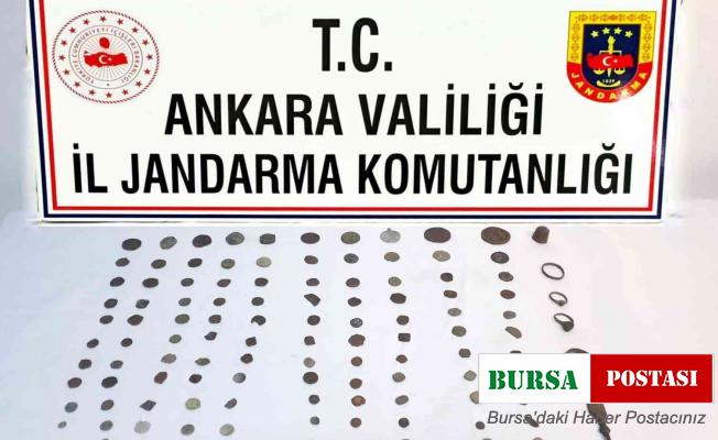 Başkent’te 4 bin 886 sikke ve 110 tarihi obje ele geçirildi