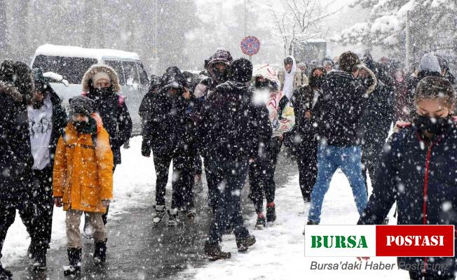 Bayburt’ta eğitime kar tatili