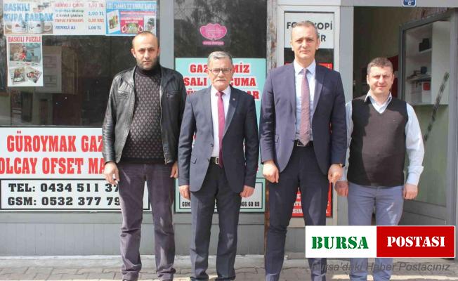BİK Müdürü Uluçamlıbel’den Kaymakam Cankaloğlu’na ziyaret