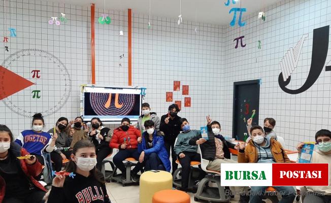 Bilim Pursaklar Matematik Atölyesi öğrencilerinin ’Pi Günü’ etkinliği