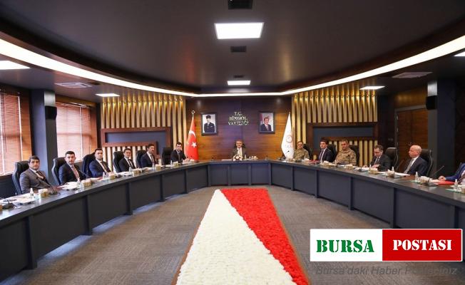 Bingöl’de ‘İl Güvenlik ve Asayiş Koordinasyon Toplantısı’ yapıldı