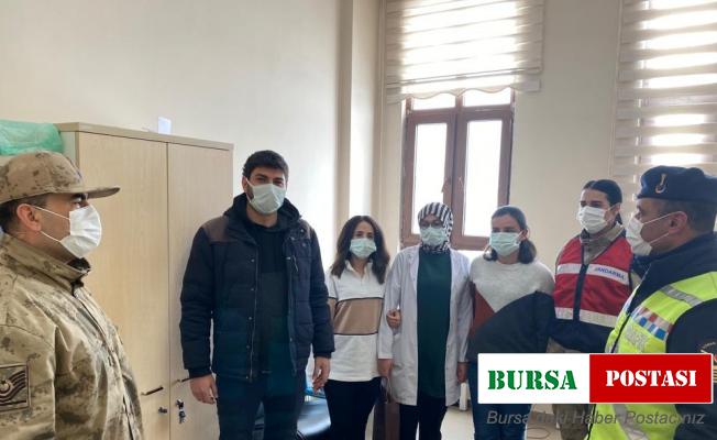 Bingöl’de jandarma ekipleri, sağlık çalışanlarıyla bir araya geldi